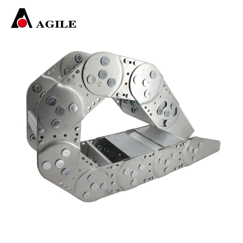 III type structure 32mm inner height TL75 high load acid resistant steel drag engergy chain