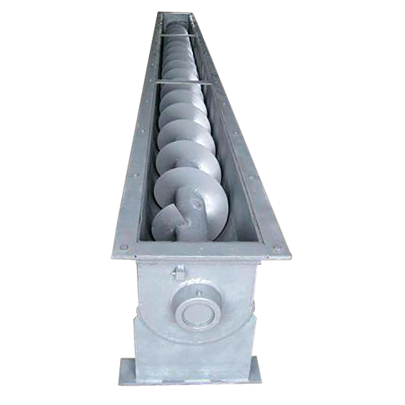 spiral swarf or wood helix screw chip conveyor