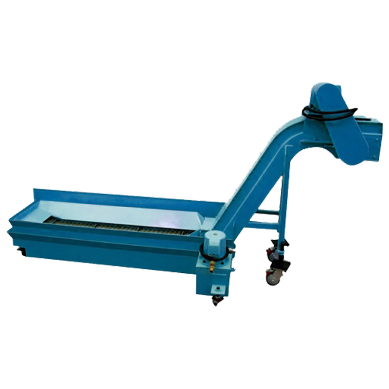 cnc hinge type metal swarf chip conveyor