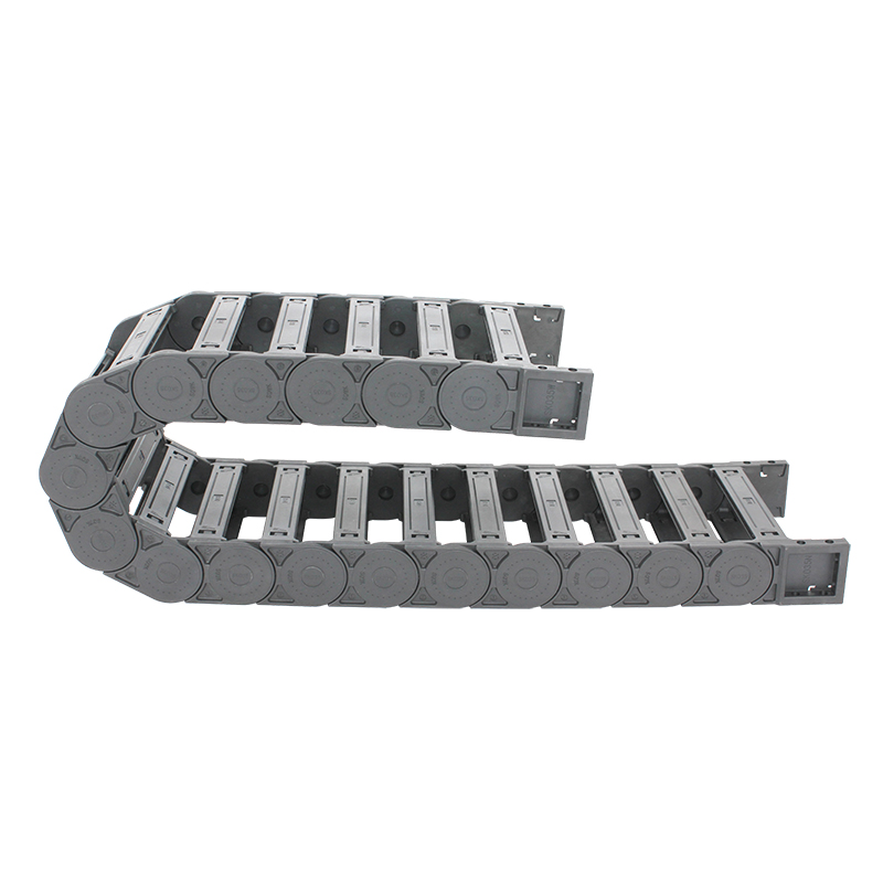 35*150 mm SK bridge type both side openable nylon cable chain