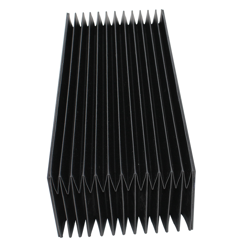 folding flexible OEM guide rail custom bellow dust cover