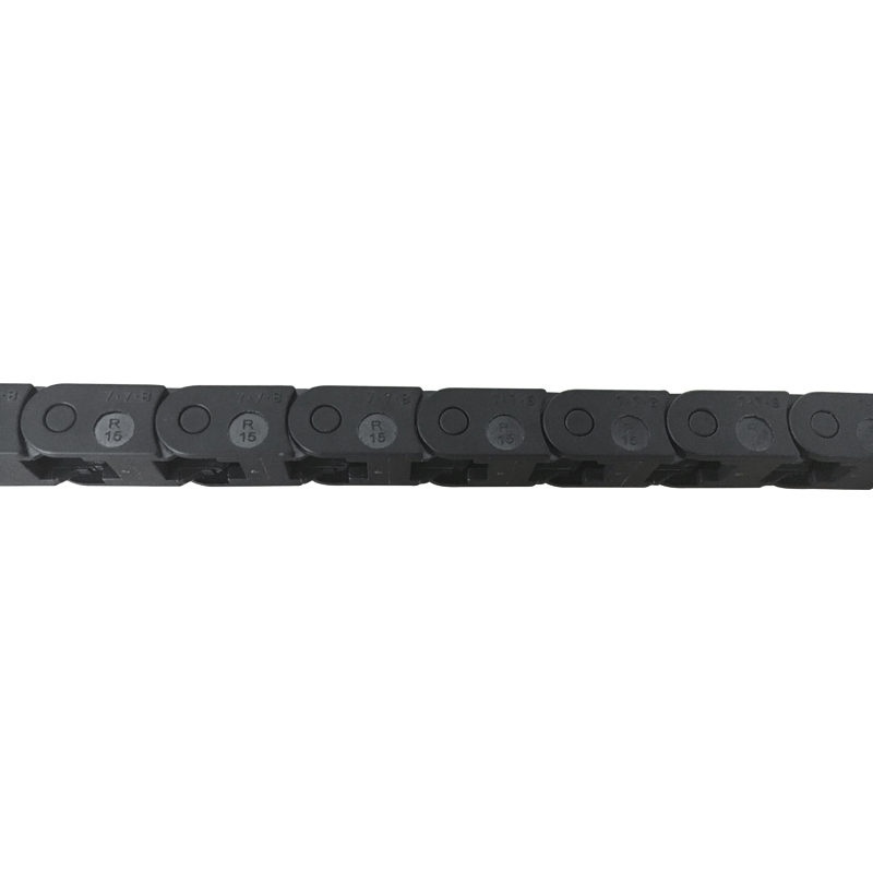 7*7 mm nylon both side bending cable chain for shoe making machine