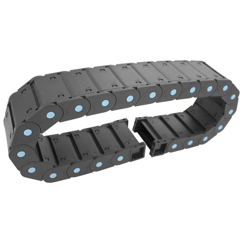 25*75 MTK series CNC reinforced nylon enclosed cable chain