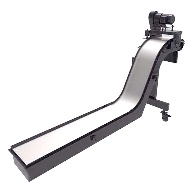cnc machine used metal swarf chip conveyor